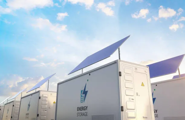 Industrial battery storage system installed by Electrowatts